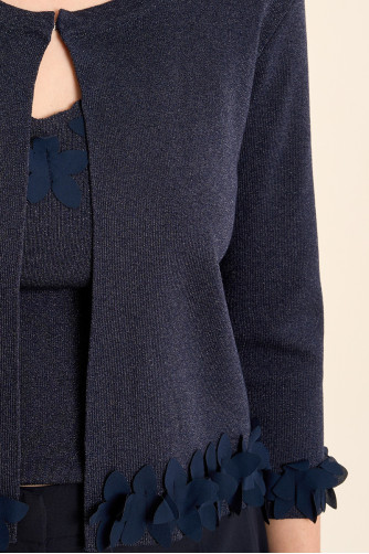 Cardigan ouvert, fantaisie