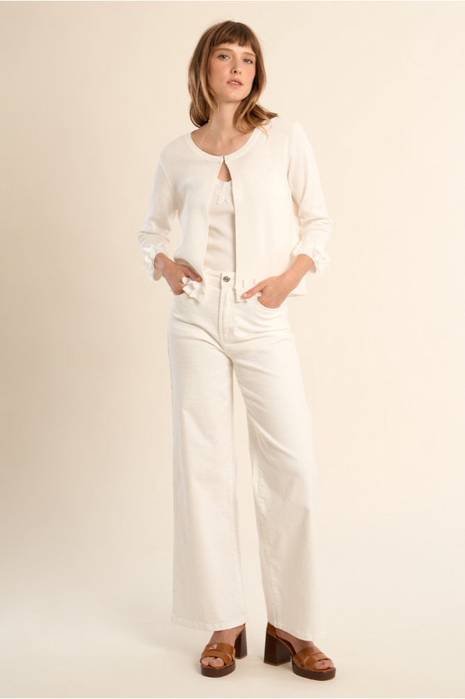 Cardigan ouvert, fantaisie