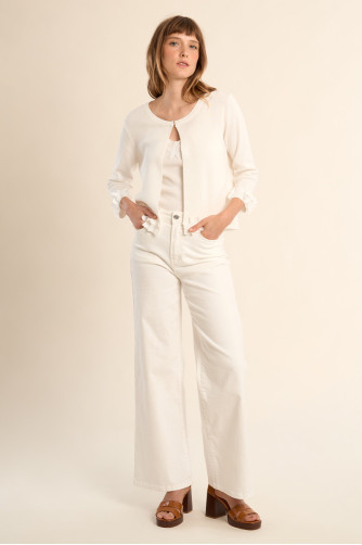 Cardigan ouvert, fantaisie