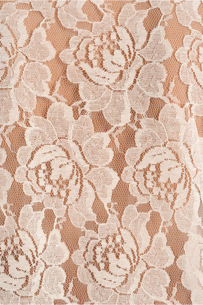 Vest with lace sleeves