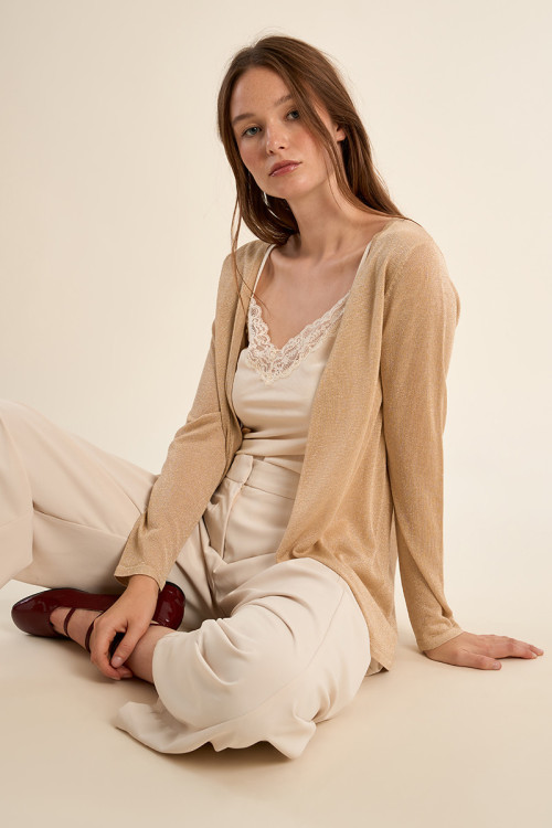 Open cardigan