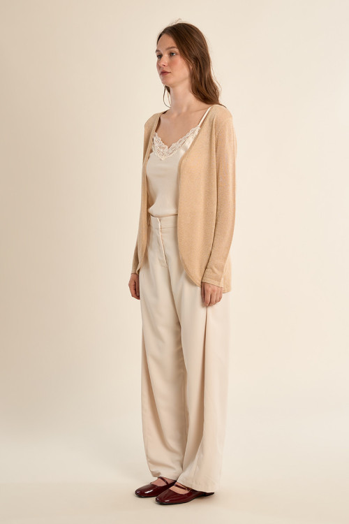 Cardigan ouvert