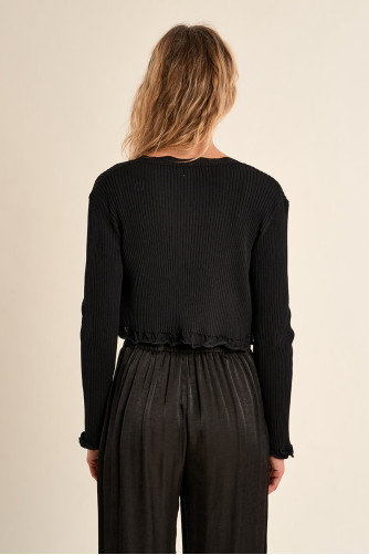 Boléro en maille basique