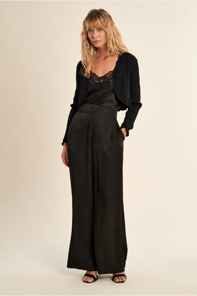 Boléro en maille basique