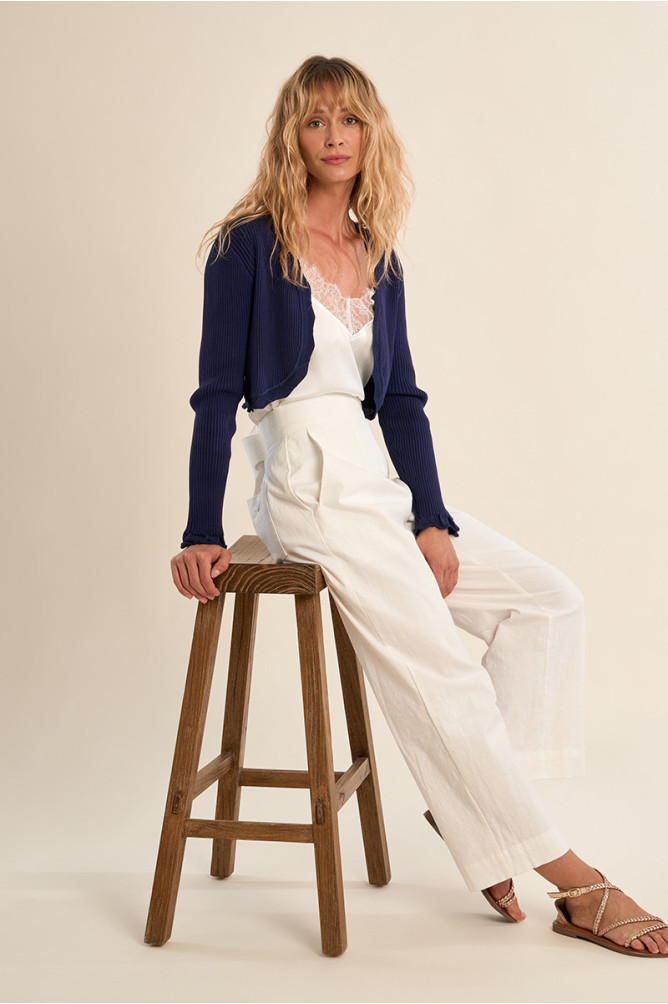 Boléro en maille basique