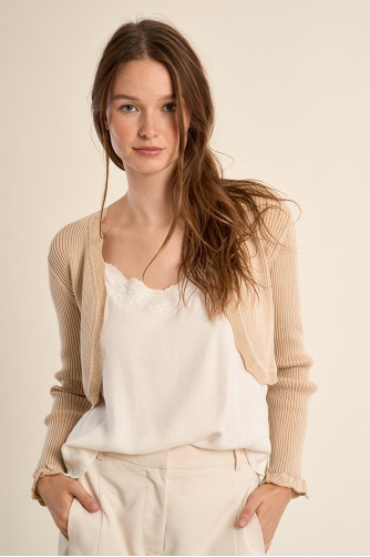 Basic knit bolero