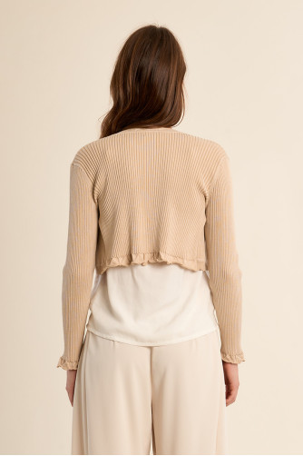 Basic knit bolero
