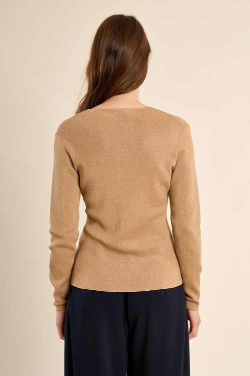 Gilet basique, col V