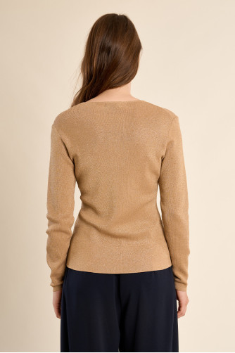 Gilet basique, col V