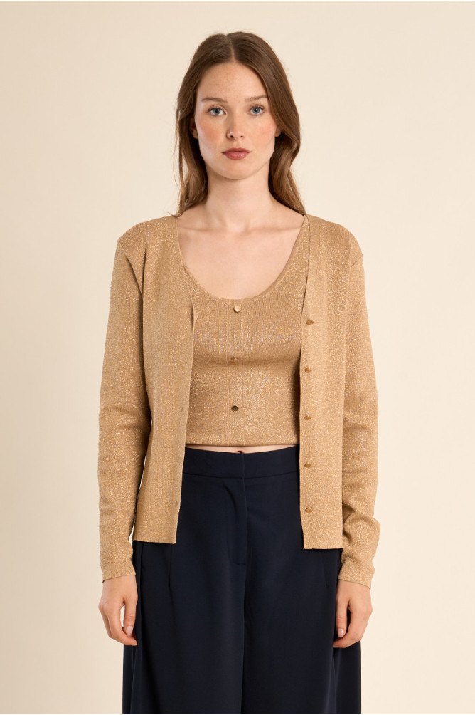 Gilet basique, col V