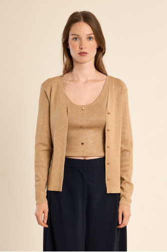 Gilet basique, col V