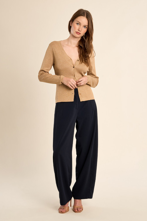 Gilet basique, col V