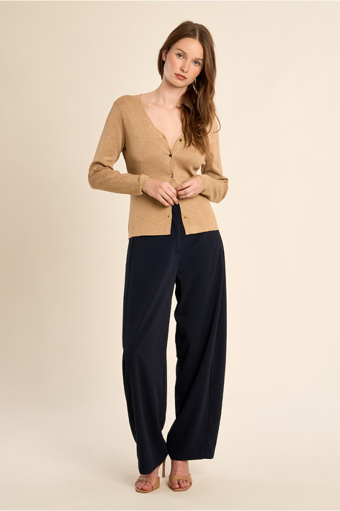 Gilet basique, col V