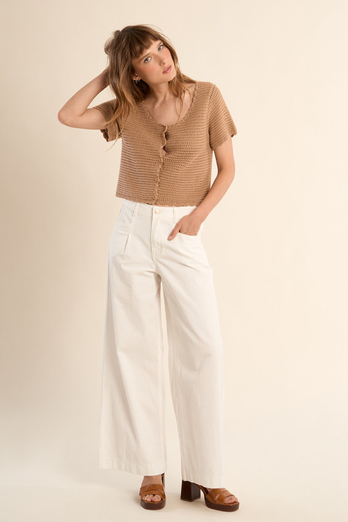 Gilet en maille crochet