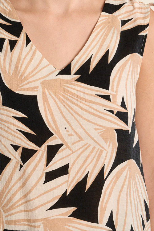 Floral print top
