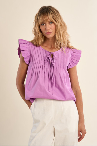 Chemisier en coton, babydoll