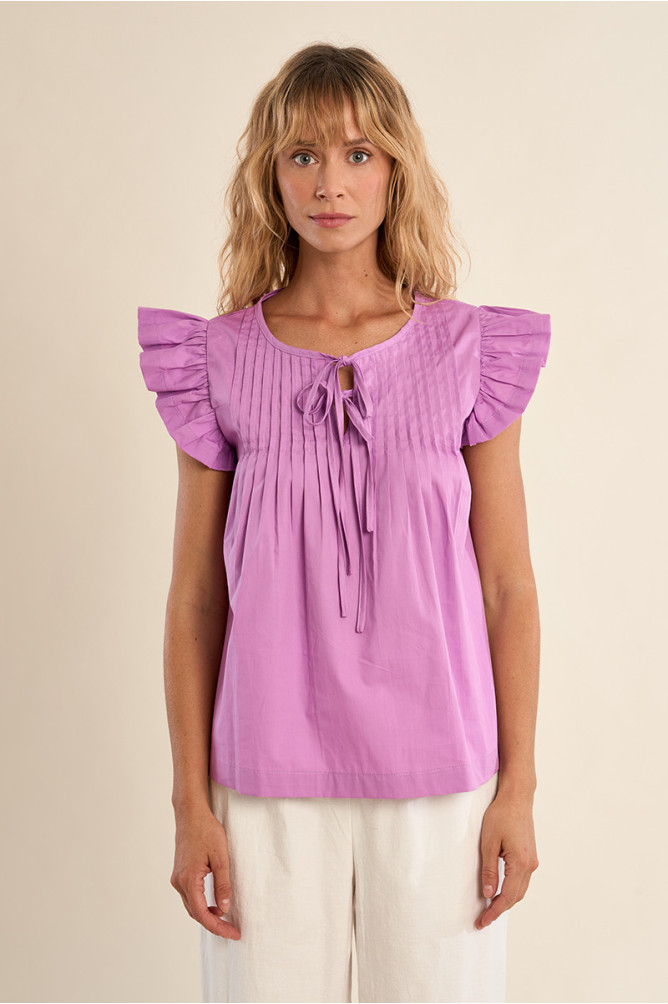 Chemisier en coton, babydoll