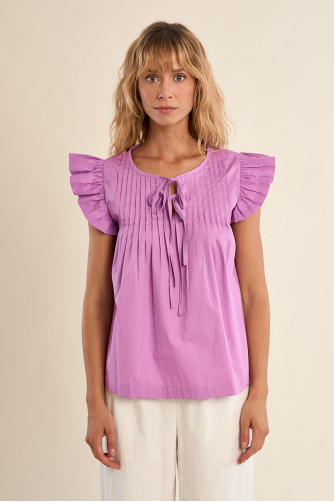 Chemisier en coton, babydoll