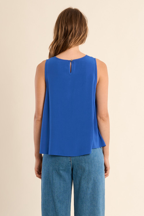Crew neck tank top