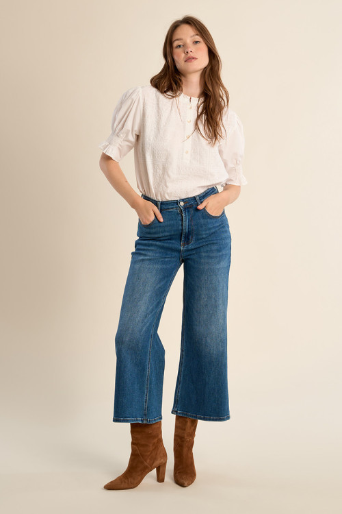 Jeans ampi cropped - Molly Bracken