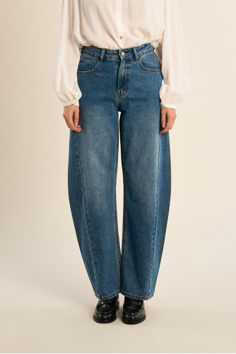 Women's denim pants, wide cut ¨Balloon¨