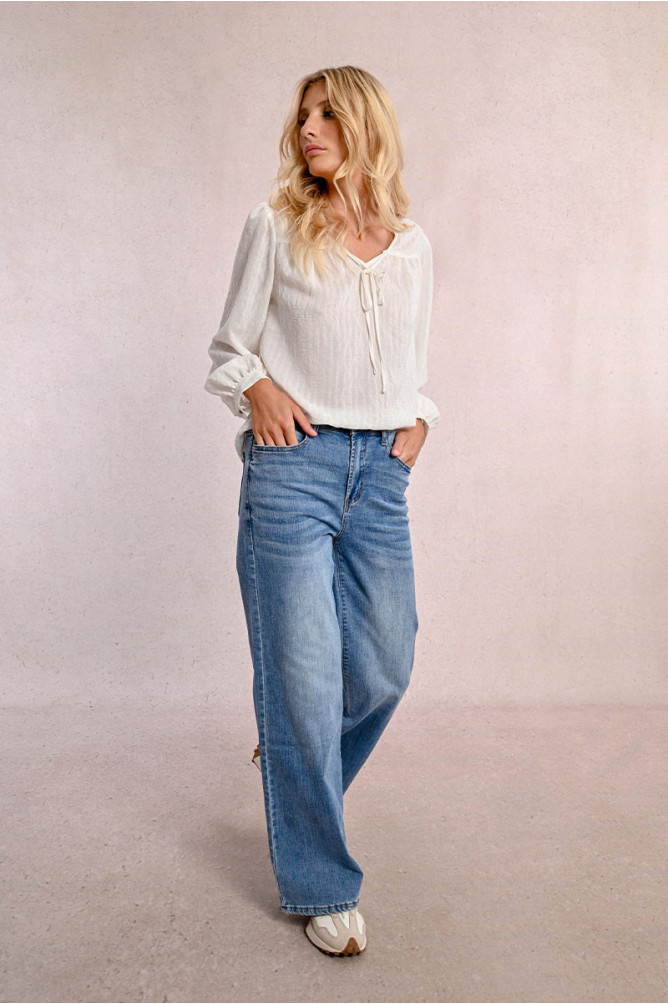 Jeans ampi a vita alta - Molly Bracken