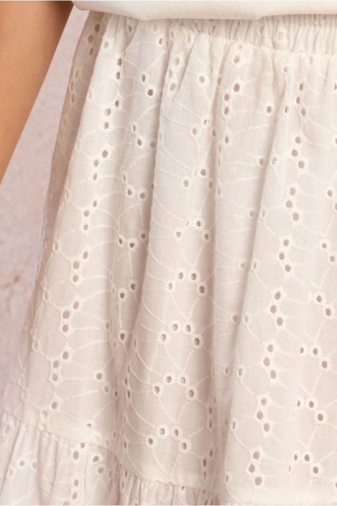 Long embroidered skirt