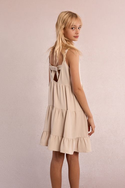 Short ruffle dress
