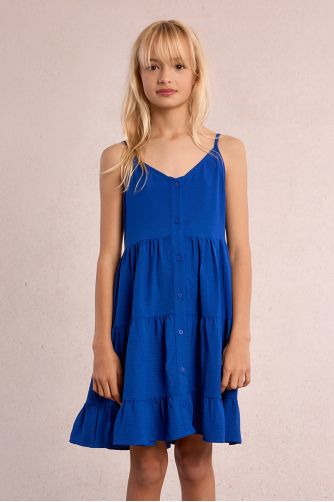 Short ruffle dress