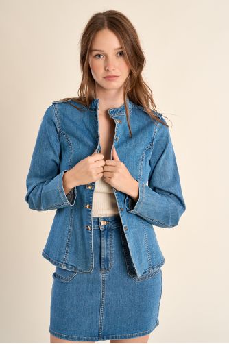 Denim jacket, officer
