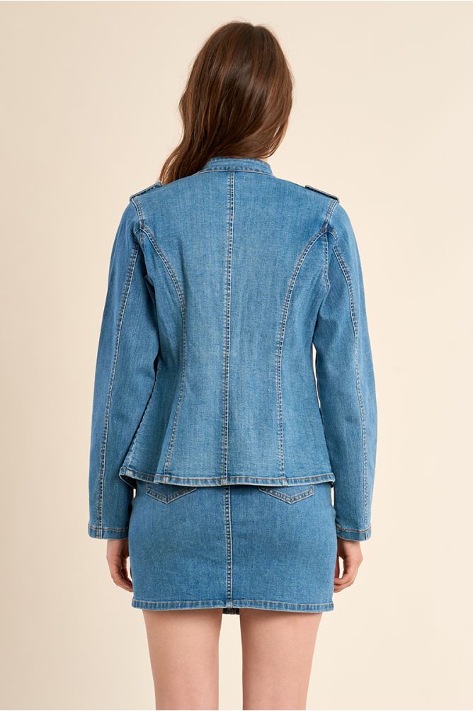 Veste en denim, officier