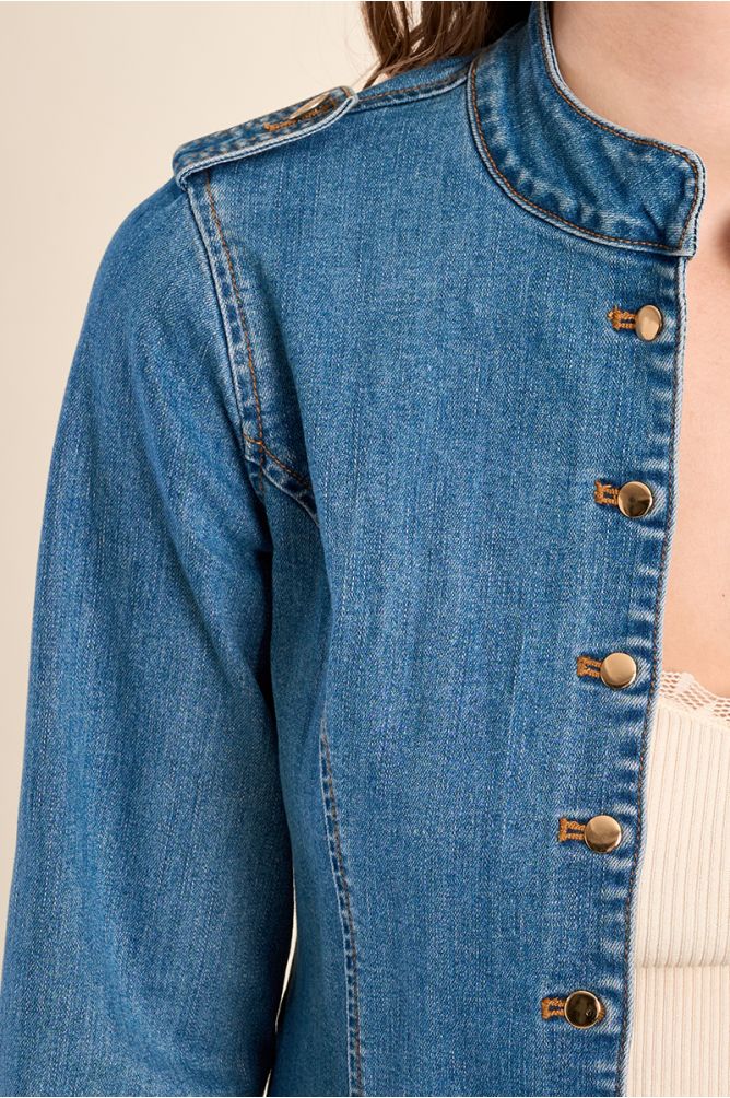 Veste en denim, officier