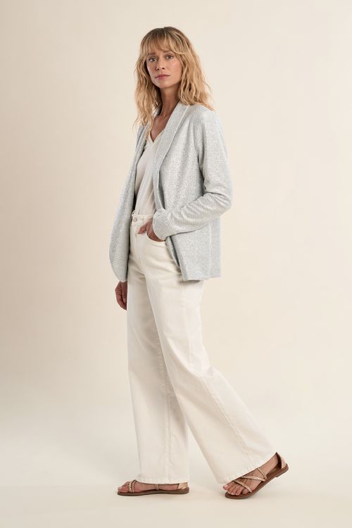 Straight blazer, iridescent