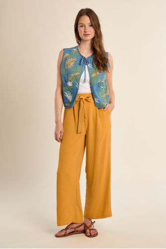 Quilted bolero, printed