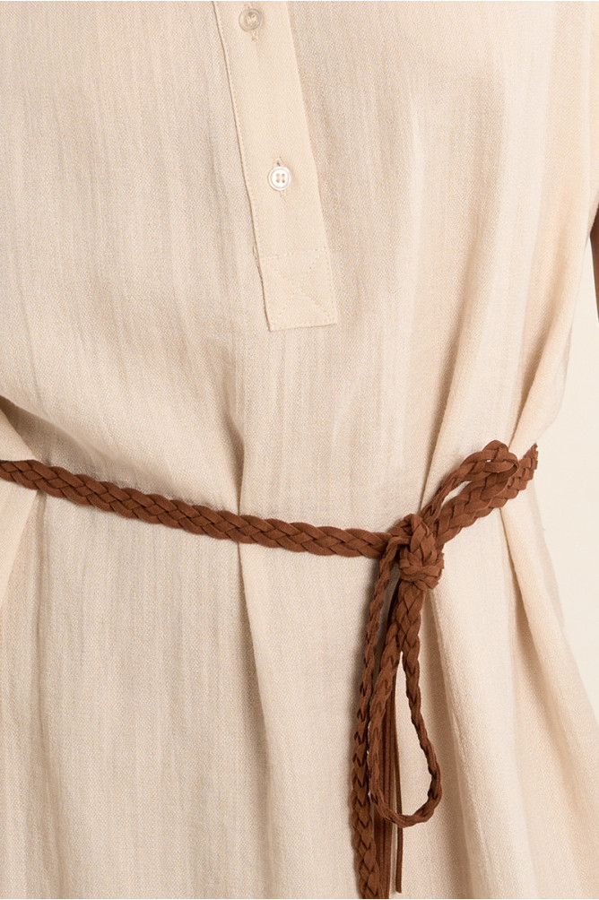 Petite robe Safari ceinturée