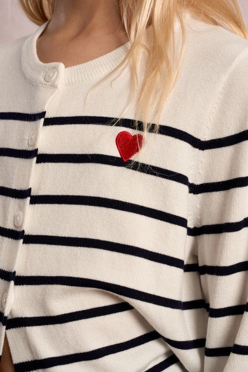 Striped vest