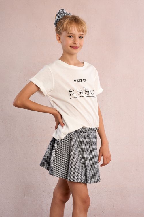 Dog print T-shirt
