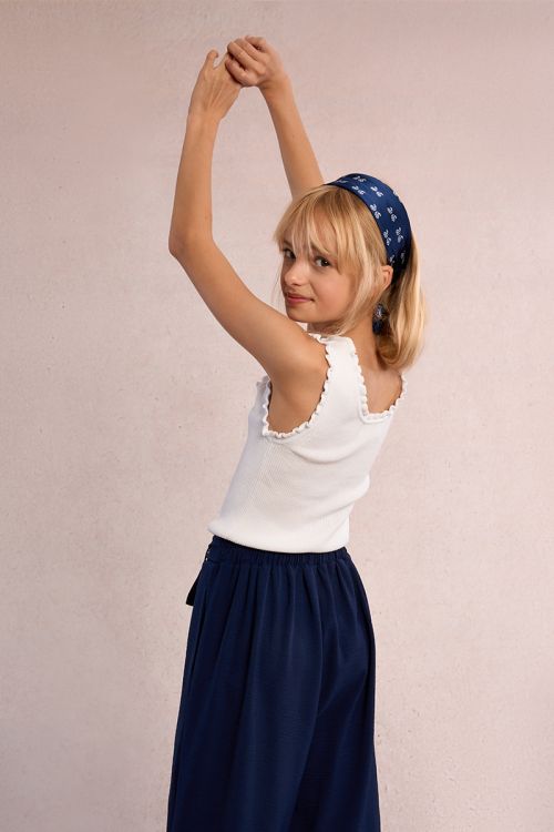 Ruched tank top