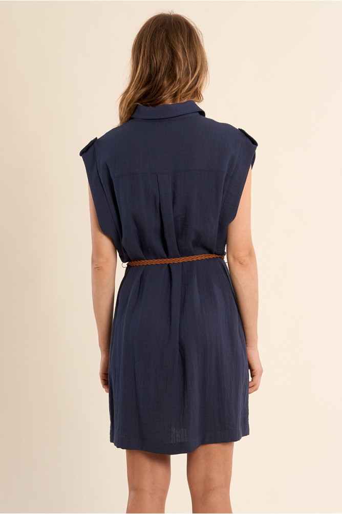 Petite robe Safari ceinturée