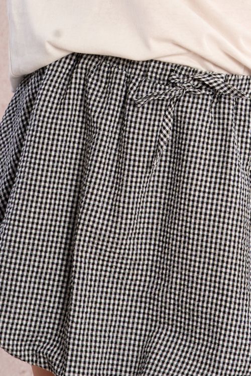 Gingham skirt