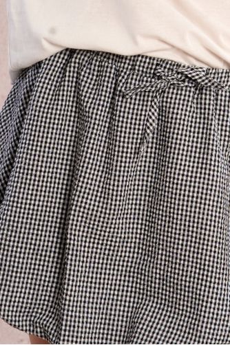 Gingham skirt