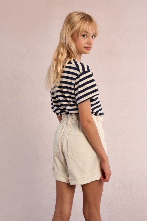 High-waisted shorts
