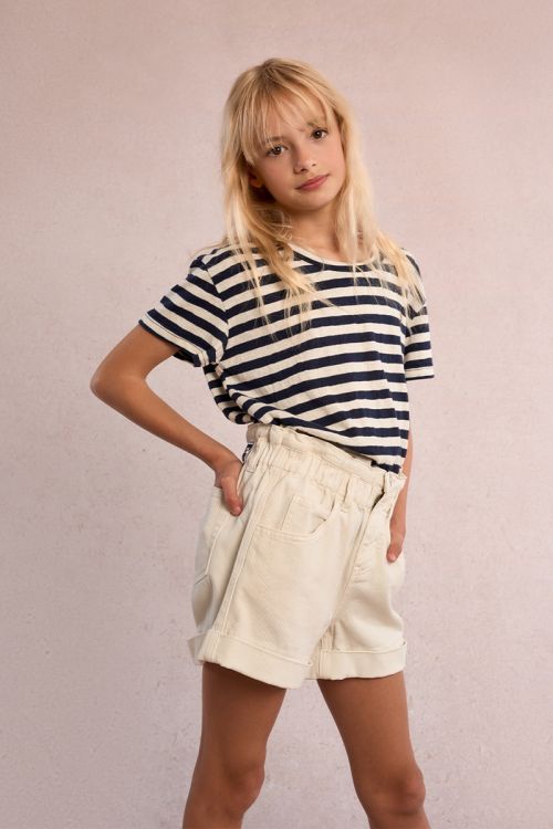 High-waisted shorts