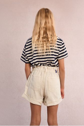 High-waisted shorts