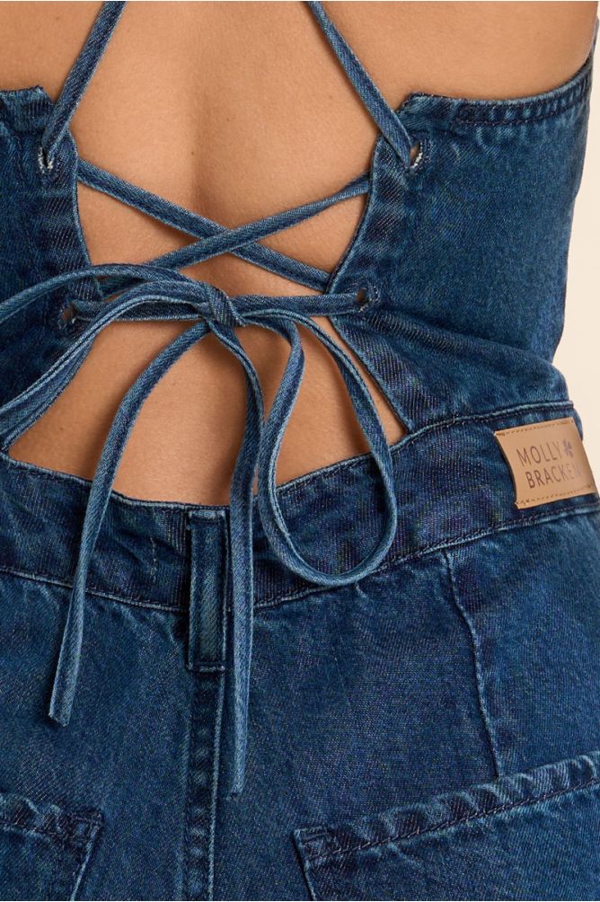 Denim jumpsuit