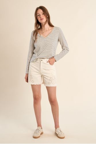 Sailor T-shirt, V-neck