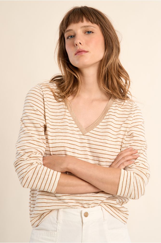 Sailor T-shirt, V-neck