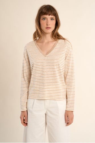 Sailor T-shirt, V-neck