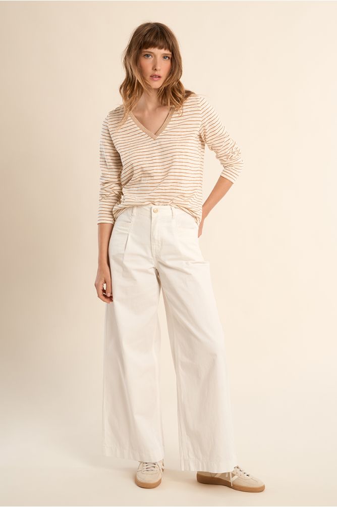 Sailor T-shirt, V-neck