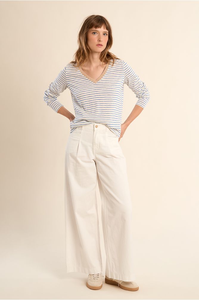 Sailor T-shirt, V-neck